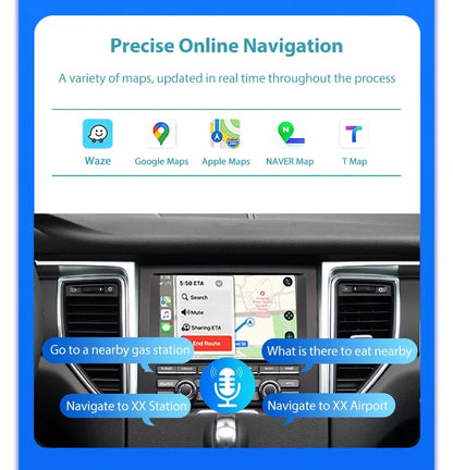 Wireless CarPlay6.5" 8.8 '10.25" For Ferrari F12 F458 812 F488 F8 Potorfino Android mirror link AirPlay CarPlay function