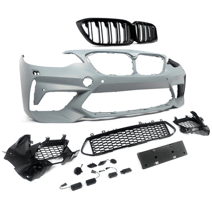 Bodykits for BMW 2 Series F22 F87 218d 220d Front Bumper Splitter Rear Diffuser Lip M2 CS Competition Style Side Skirt 2014-2021