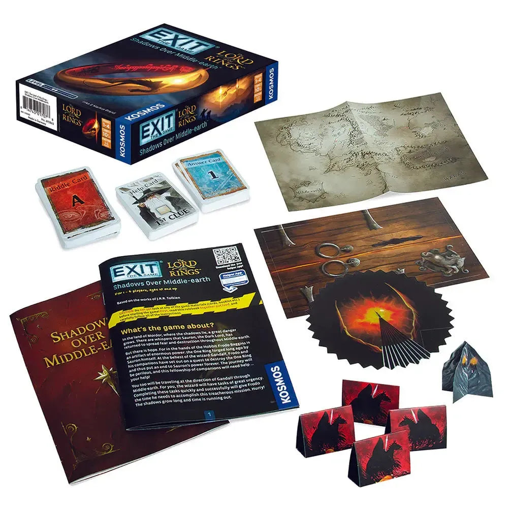Shadows Over Middle-earth LOTR- Exit the Escape Room Game - Kosmos