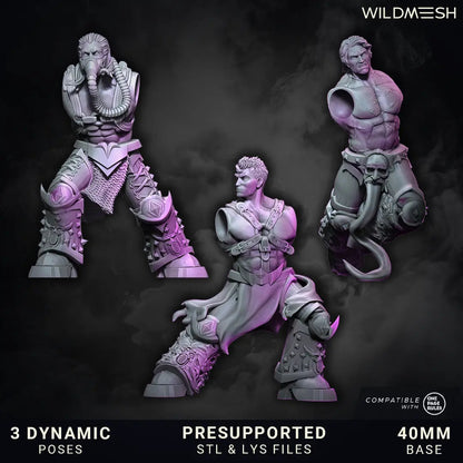 Shards of Excess by Wild Mesh 28/32mm Heroic Scale Miniature, 35mm tall, 3 Units
