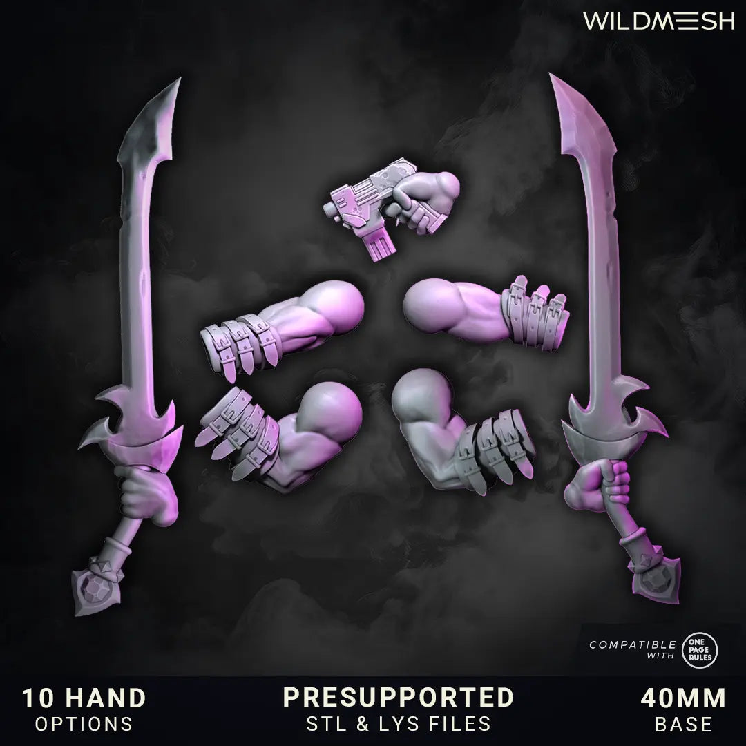Shards of Excess by Wild Mesh 28/32mm Heroic Scale Miniature, 35mm tall, 3 Units