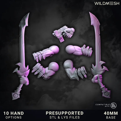 Shards of Excess by Wild Mesh 28/32mm Heroic Scale Miniature, 35mm tall, 3 Units