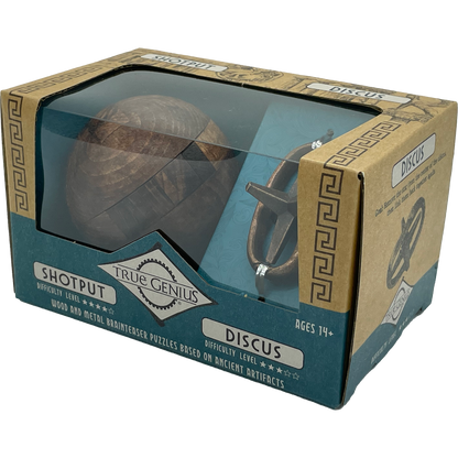 Shotput & Discus Brainteaser Puzzle True Genius
