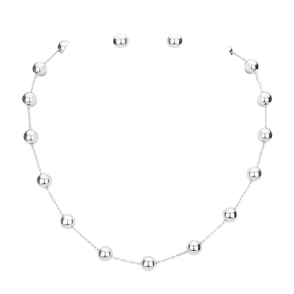 Metal Station Necklace by Madeline Love