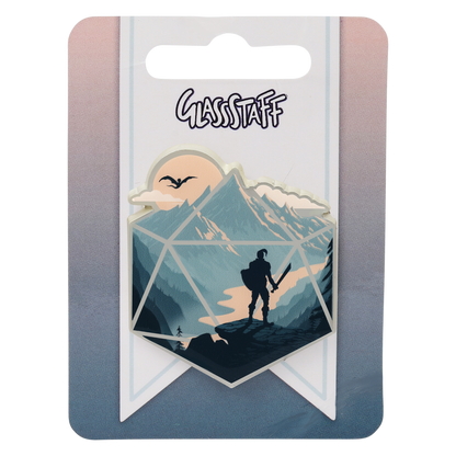 Enamel Pin: D20 Champion