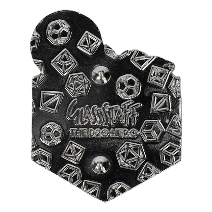 Enamel Pin: D20 Hero