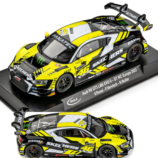 Slot.it Audi R8 GT3 LMS EVO II 24h GT WC Europe 2022 1/32 Slot Car SICA58B CA58B