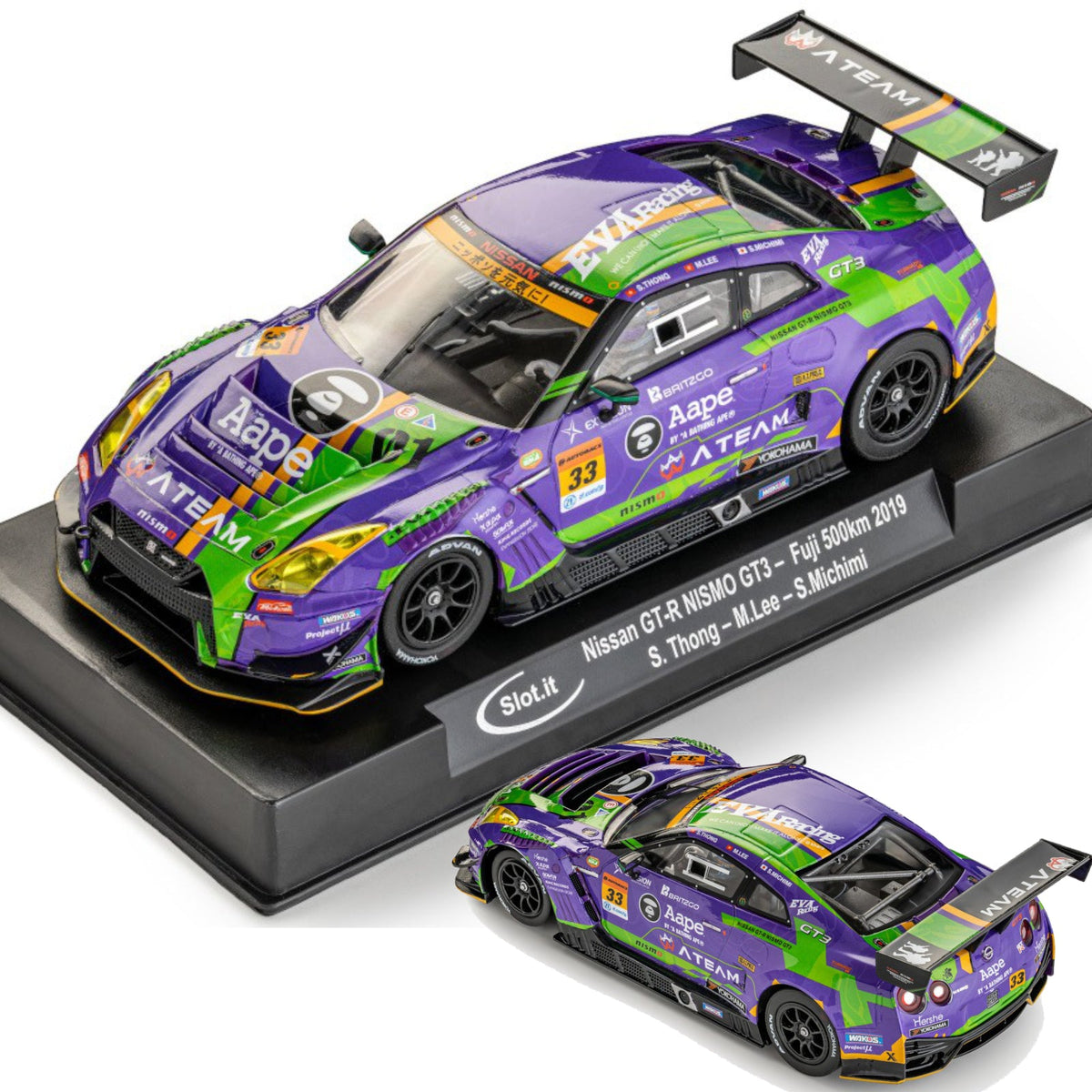 Slot.it Nissan GT-R Nismo GT3 Fuji 500 Km 2019 1/32 Slot Car SICA49C CA49C