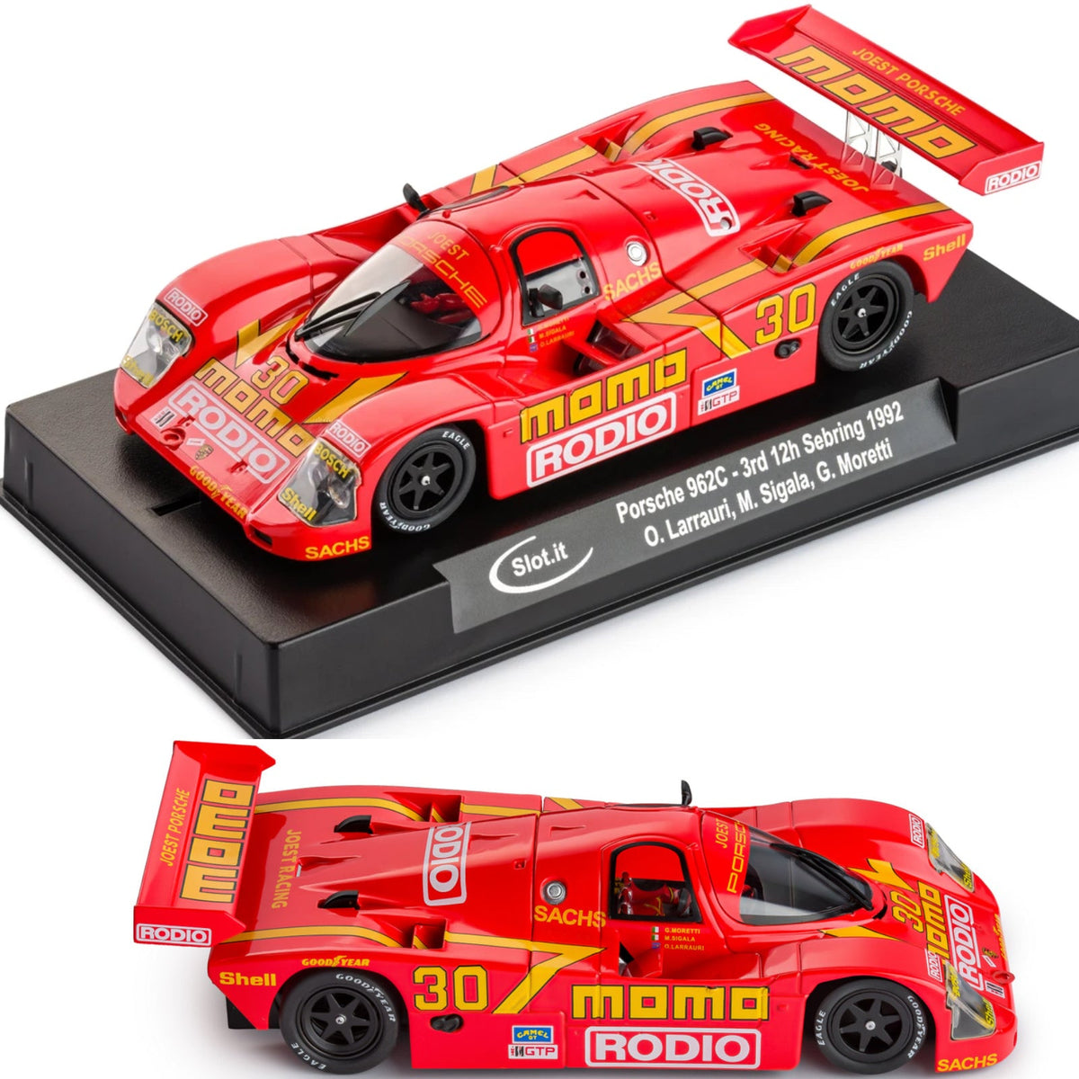 Slot.it Porsche 962C Momo 12h Sebring 1992 1/32 Slot Car SICA52B CA52B