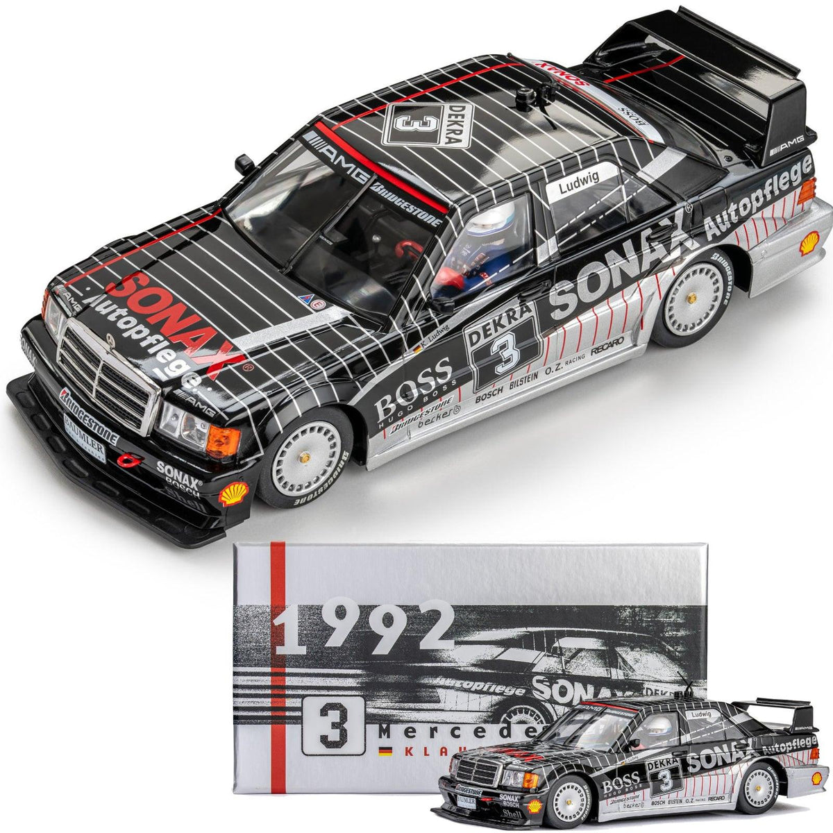 Slot.it Mercedes 190E DTM Winner 1992 Klaus Ludwig 1/32 Slot Car SICW25 CW25