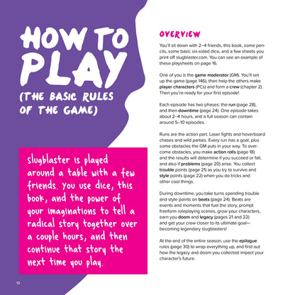 Slugblaster: Rulebook