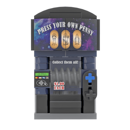 Penny Press - Space Themed - Custom Printed Set - Made Using LEGO® Parts