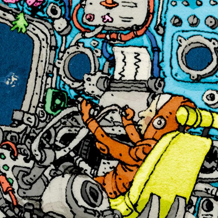 Spaceship 1500 Piece Jigsaw Puzzle Heye