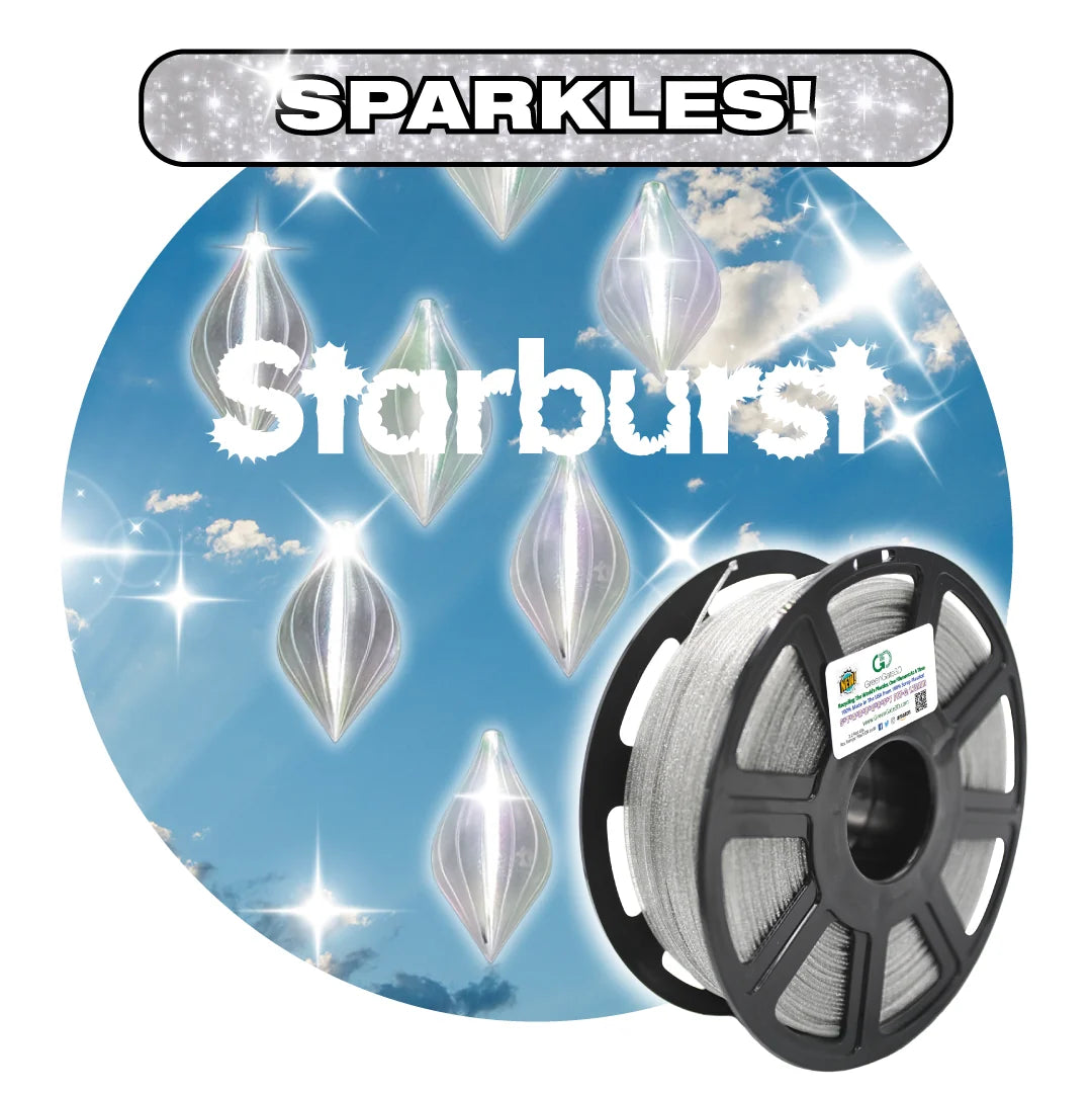 Starburst: Recycled Clear PET-G with ✨️SPARKLES✨️