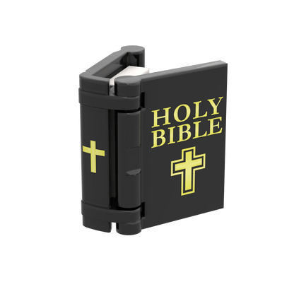 Holy Bible - Minifig Accessory - Custom Printed - Made using LEGO® Parts
