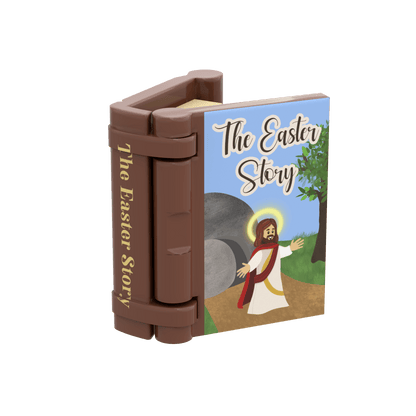 "The Easter Story" Book - Custom Printed Minifig Scale - Made using LEGO® Parts