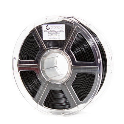 Black PLA Filament 1.75mm, 1kg