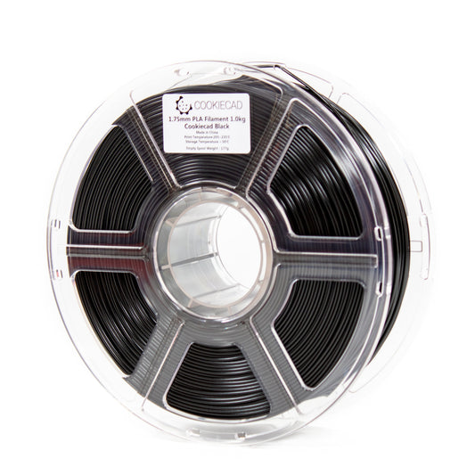Black PLA Filament 1.75mm, 1kg