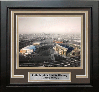 Philadelphia Sports Complex (Lincoln Financial, Citizen's Bank, Wells Fargo, Spectrum) Framed Photo