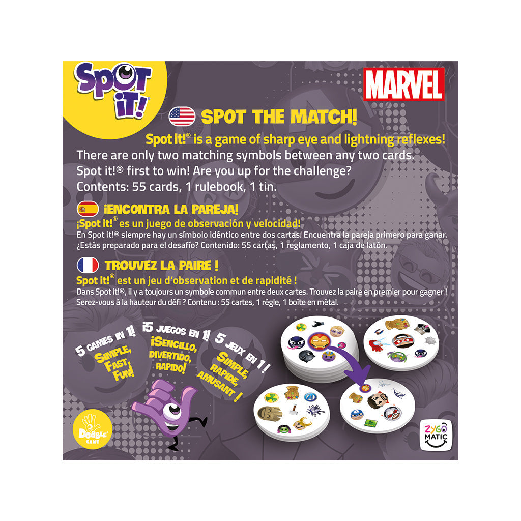 Spot it! Marvel Emojis (Eco Sleeve)