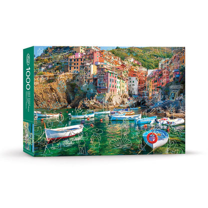 Spring Break at Cinque Terre 1000 Piece Jigsaw Puzzle Fred