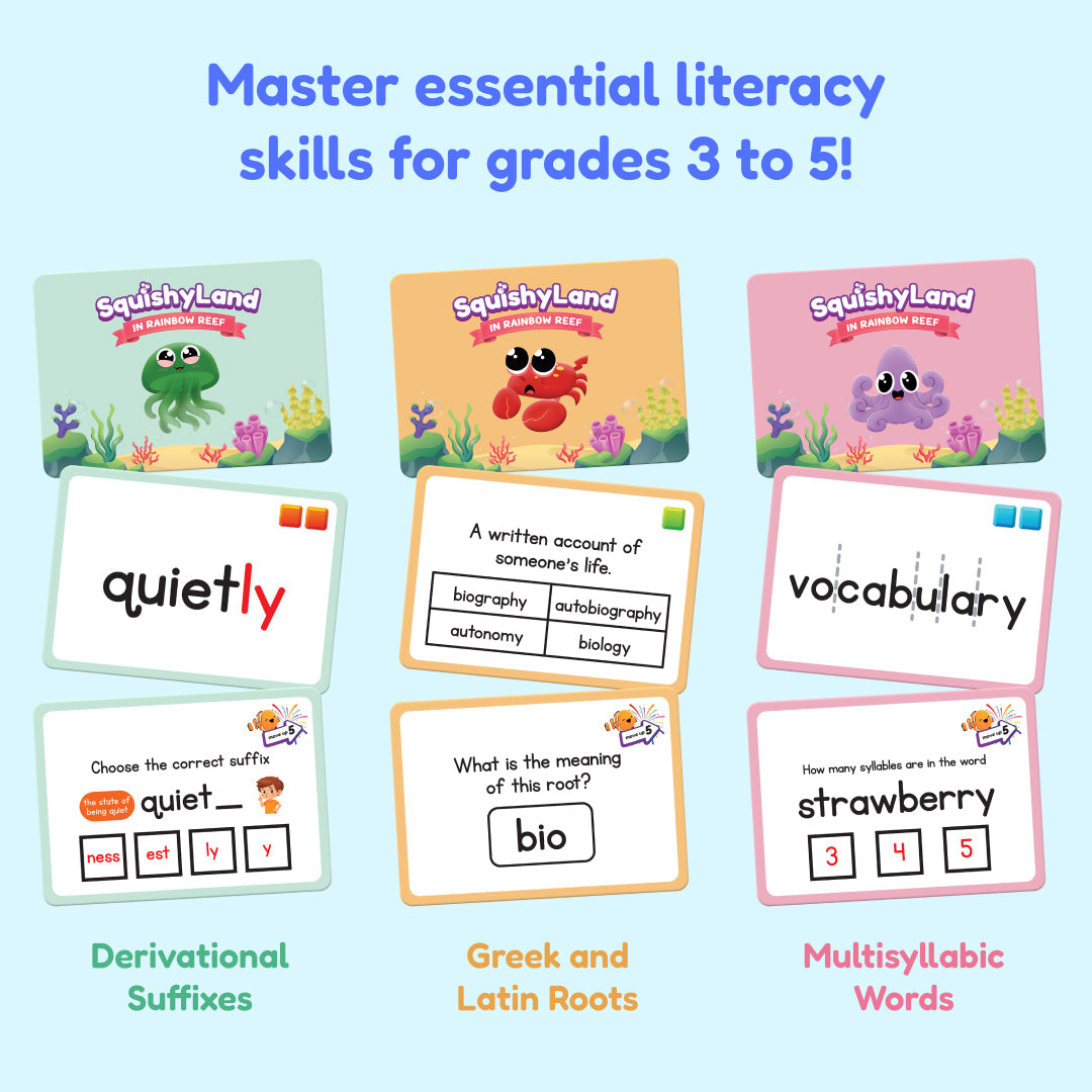 Squishyland 3-5 Expansion Card Packs