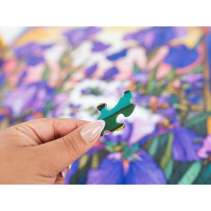 Stain Glass Iris 500 Piece Jigsaw Puzzle Springbok