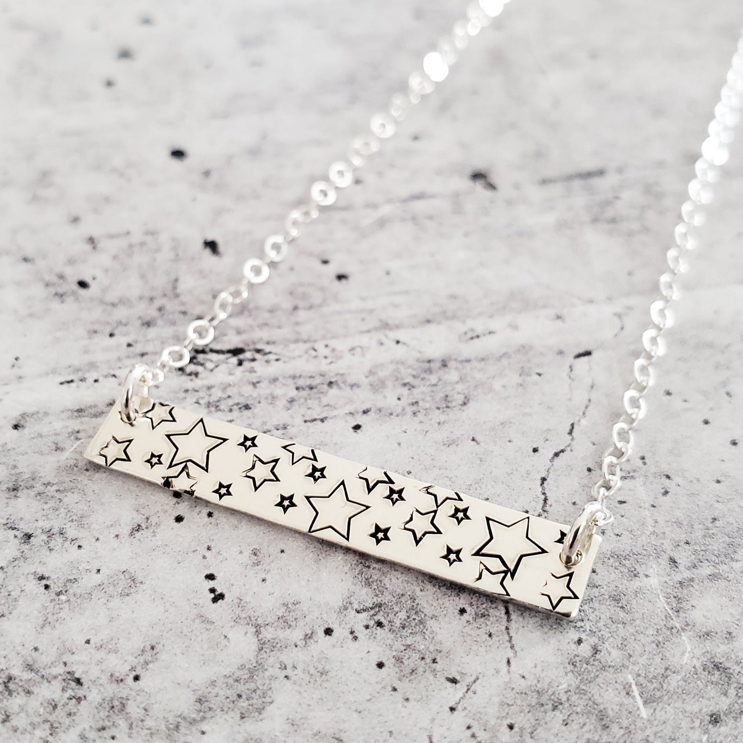 Star Lover Classic Bar Necklace by Salt and Sparkle