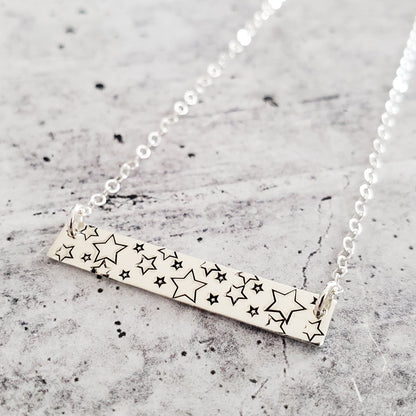Star Lover Classic Bar Necklace by Salt and Sparkle