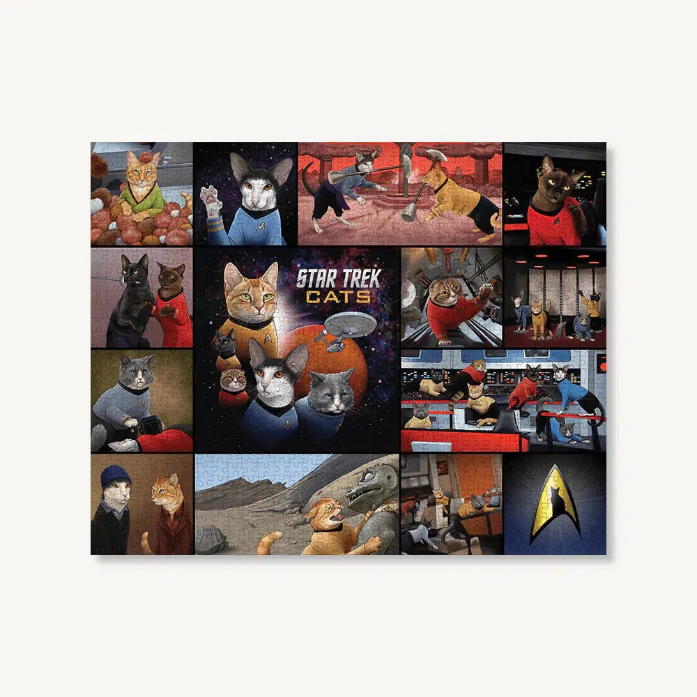 Star Trek Cats 1000 Piece Jigsaw Puzzle Chronicle
