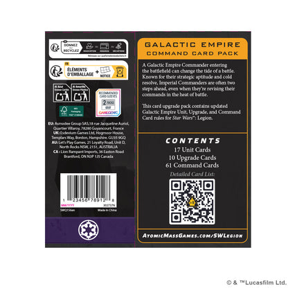 Star Wars Legion: Galactic Empire Command Card Pack