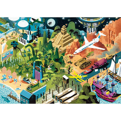 Steven Spielberg Films Movie Masters 1000 Piece Jigsaw Puzzle Heye