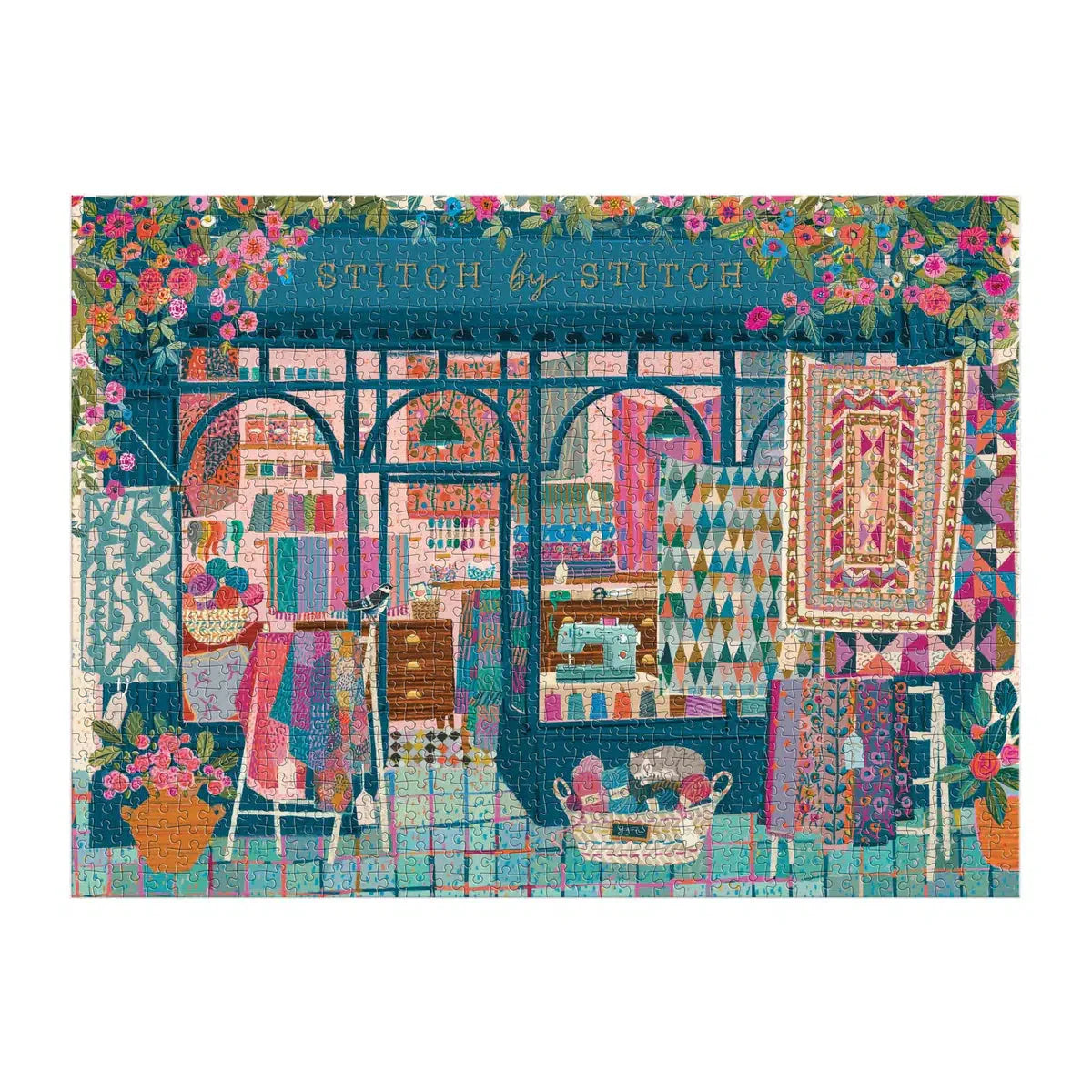 Stitch by Stitch 1000 Piece Jigsaw Puzzle Galison