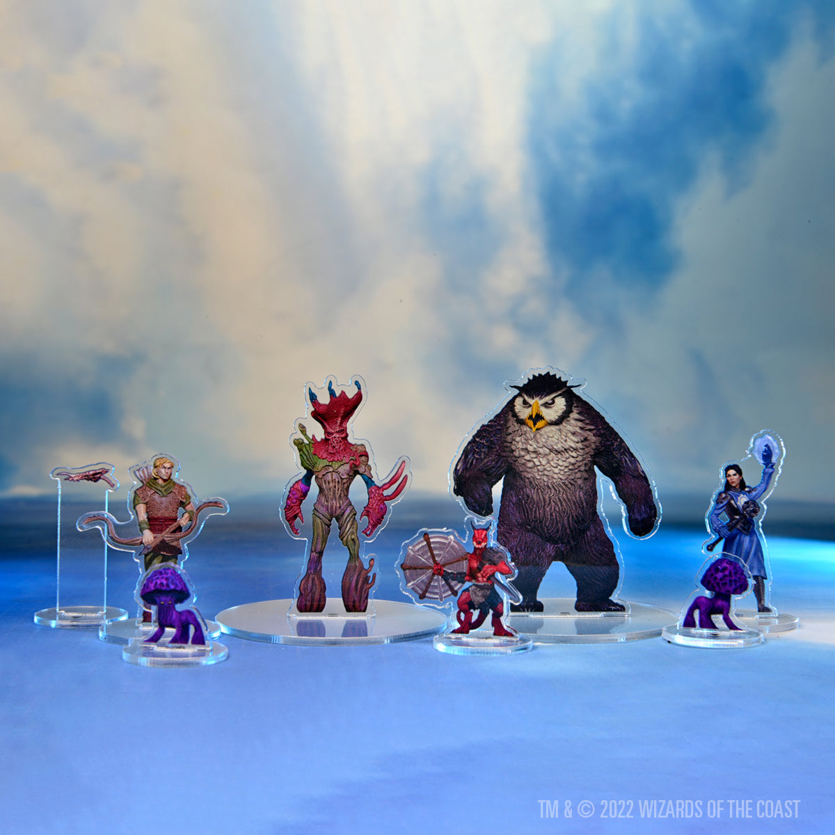 D&D: Idols of the Realms - Dragons of Stormwreck Isle - 2D Acrylic Miniatures