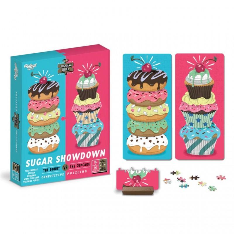 Sugar Showdown Set of 2 70 Piece Jigsaw Duel Puzzles Ridley