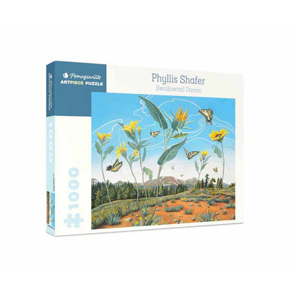 Swallowtail Dance 1000 Piece Jigsaw Puzzle Pomegranate