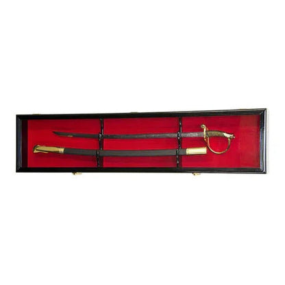Sword Frames, Sword Display Case, Sword Cabinets, Red Felt