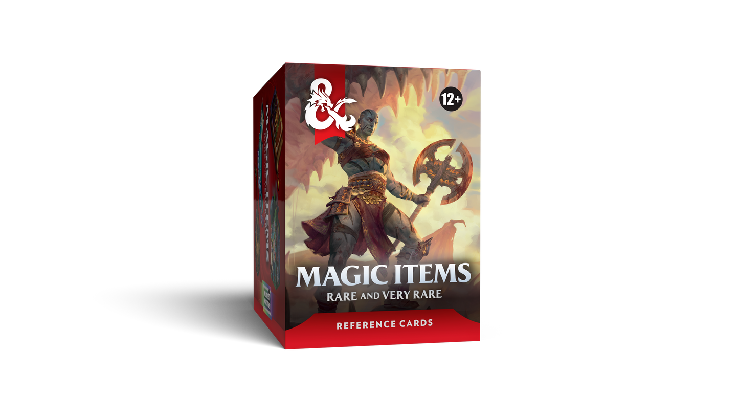 D&D: Reference Cards - Magic Items: Rare and Very Rare