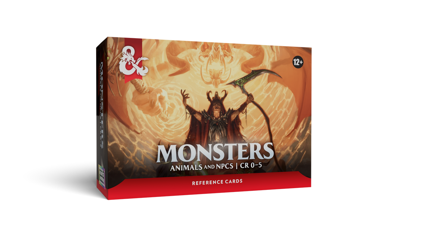 D&D: Reference Cards - Monsters: Animals and NPCs