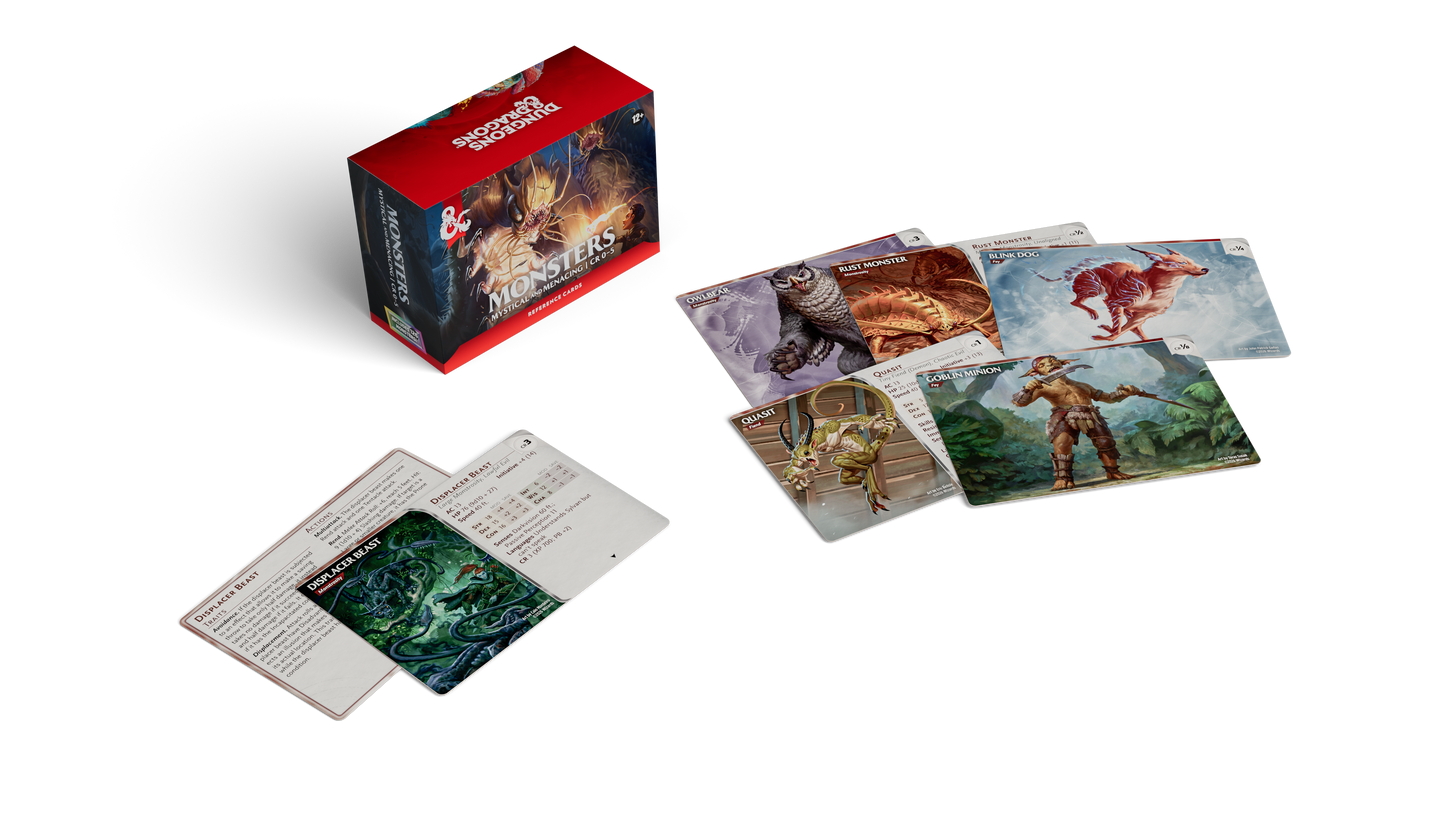 D&D: Reference Cards - Monsters: Mystical and Menacing