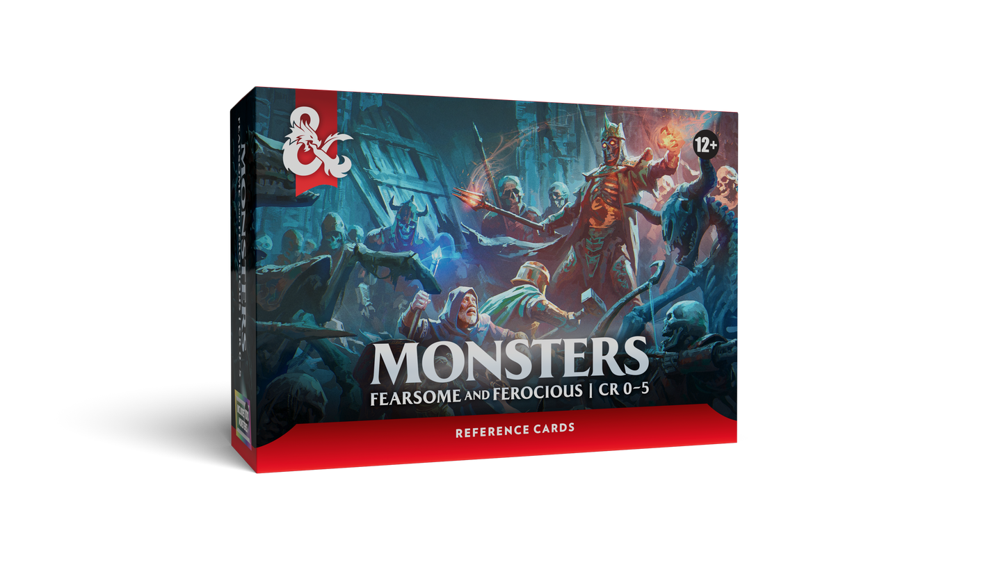 D&D: Reference Cards - Monsters: Fearsome and Ferocious
