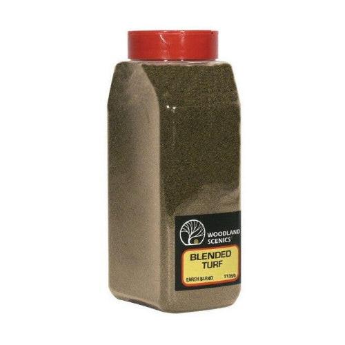 Woodland Scenics T1350 Turf Fine Blended Earth 32 oz Train Scenery