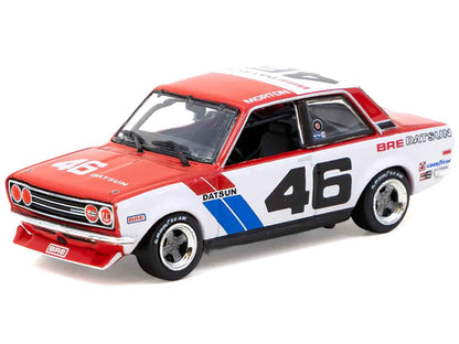 Datsun 510 #46 John Morton "Brock Racing Enterprises" Winner "Trans-Am 2.5 Championship" (1971) "Hobby64" Series 1/64 Diecast Model Car by Tarmac Works