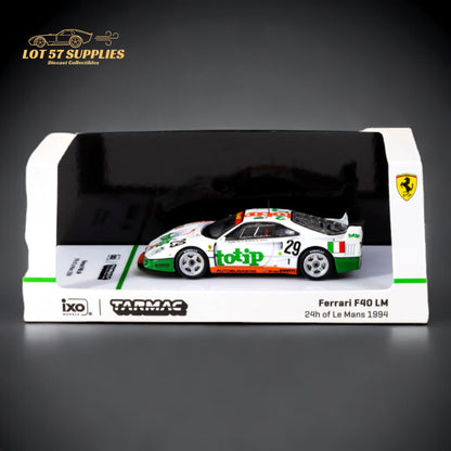 Tarmac Works Ferrari F40 LM 24h of Le Mans 1994 TOTIP T64-075-94LM29 1:64