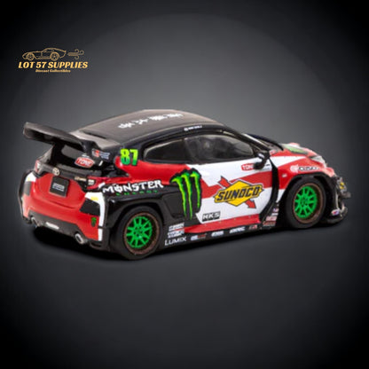 Tarmac Works Hobby64 Toyota Yaris GR Monster Drift 1:64 T64-080-MON