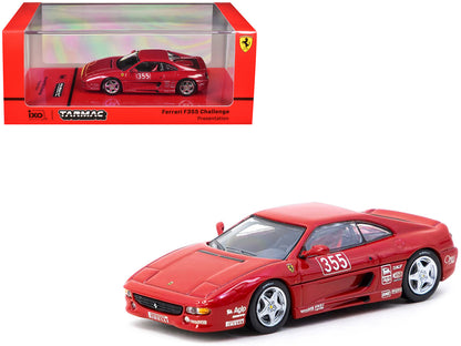 Ferrari F355 Challenge #355 "Presentation" Red "Hobby64" Series 1/64 Diecast Model by Tarmac Works  free shipping USA