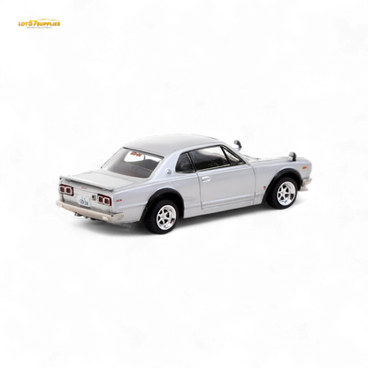 Tarmac Works Global64 Nissan Skyline 2000 GT-R in Silver 1:64