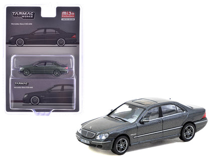 Mercedes-Benz S 65 AMG Tectite Gray Metallic "Global64" Series 1/64 Diecast Model by Tarmac Works  free shipping USA