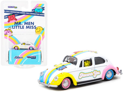 Volkswagen Beetle Low Rider "Mr. Men Little Miss" "Collaboration Model" 1/64 Diecast Model Car by Schuco & Tarmac Works  free shipping USA