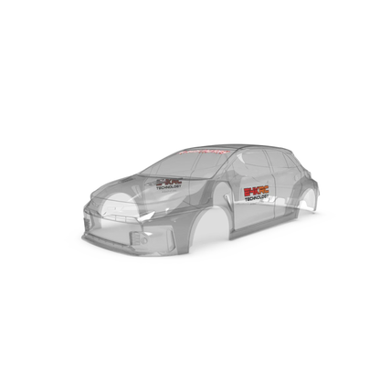 24K RC Technology 1/10 Corolla DPR Drift Clear Body Set (260mm Wheelbase)